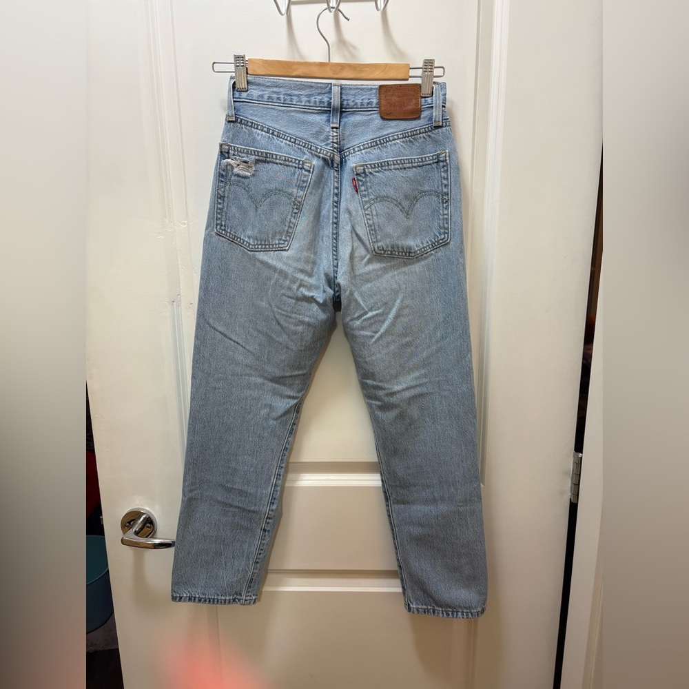 Levi's Light Blue Women's Boot Cut Jeans - Picture 2 of 3